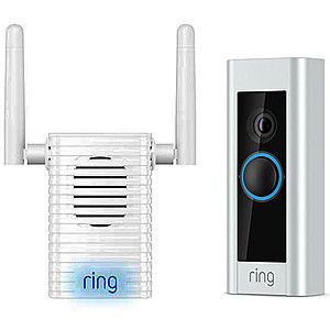Ring 1080p Video Doorbell Pro and Chime Pro Bundle $170 with Free Expedited Shipping $169.99