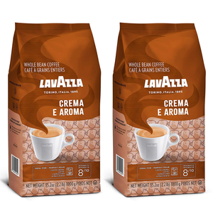2-Pack 2.2-Lb Lavazza Crema e Aroma Dark Roast Coffee Beans $25.49 at Italy Best Coffee via Amazon