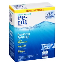 2-Pack 12-Oz ReNu Advanced Multi-Purpose Solution $5.14 + Free Store Pickup at Walgreens