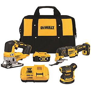 DEWALT 20V MAX XR 3 Tool Woodworking Brushless Kit, plus free 3 pack of batteries $419 at Acme Tools