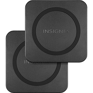 Insignia™ - 5 W Qi Certified Wireless Charging Pad (2 Pack) $9.99 (50%Off)