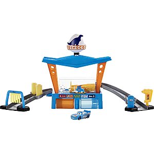 Prime Members: Disney Pixar Cars: Dinoco Car Wash Playset $15, 17'' Chat & Mack Hauler (Red) w/ Lights & Sounds $23 & More + Free Shipping w/ Prime or on $25+