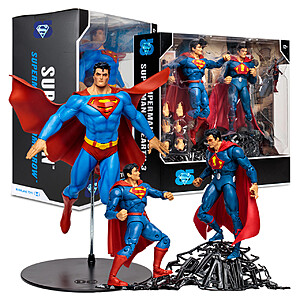 McFarlane Toys: 12'' Superman for Tomorrow Statue & 2-Pack 7'' Superman vs Superman (Earth-3) w/ Atomica Figure Bundle $47.50 + Shipping