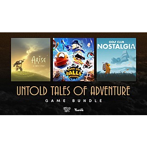 Humbe Bundle Untold Tales of Adventure Game Bundle: 5 Items for 6$, 10 items for $10, 11 Items for $14 (PC Digital Download)