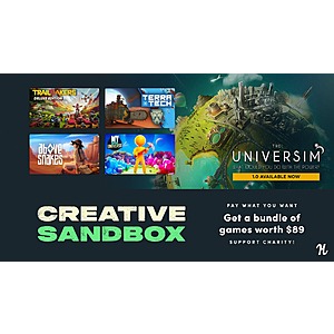 7-Game Creative Sandbox Bundle (PC Digital Download) $20