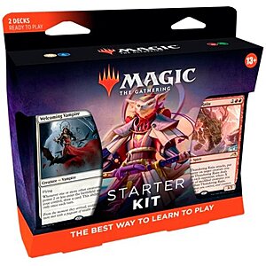 Wizards of The Coast Magic the Gathering Trading Card Game: Arena Starter Kit 2022 $6, Eldraine Commander Deck $30 & More + Free Shipping