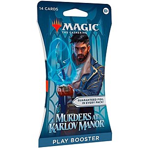 Magic the Gathering Trading Cards: Arena Starter Kit (2022) $5.50, Murders at Karlov Manor Play Booster Sleeve $3.50 & More + Free Shipping