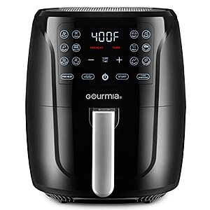 6-Quart Gourmia Digital Air Fryer with Guided Cooking (Black, GAF686) on sale for $42.99. Shipping is free at Amazon