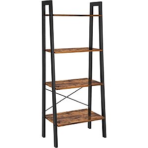 Vasagle 4-Tier Bookshelf with Steel Frame $51.09 + Free Shipping