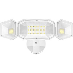 CINOTON LED Outdoor Security Flood Lights 50W with 3 Adjustable Heads $20 + Free Shipping w/ Prime or $25+ orders