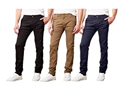 Men's & Women's 2 Pk Stretch Chinos & Jeans