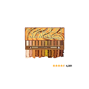 Urban Decay Naked Honey Eyeshadow Palette, 12 Golden Neutral Shades - Ultra-Blendable, Rich Colors with Velvety Texture - Set Includes Mirror & Double-Ended Makeup Brush - $33.50