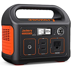 Limited-time deal: Jackery Portable Power Station Explorer 240, 240Wh Backup Lithium Battery, 110V/200W Pure Sine Wave AC Outlet, Solar Generator (Solar Panel Not Include - $160
