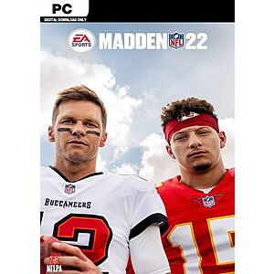 Madden NFL 22 (PC Digital Download) $0.40 w/ 2% SD Cashback
