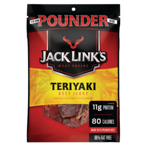 Jack Links Teriyaki Beef Jerky 1 Pound Bag $9.25