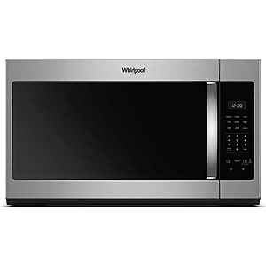 Whirlpool 1.7 Cu. Ft. 1000-Watt Over-the-Range Stainless Steel Microwave w/ Electronic Touch Controls $228 + Free Shipping
