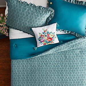 4-Piece The Pioneer Woman Comforter Set (King or Full/Queen, Various Colors) $25 + Free Shipping