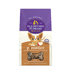 New PetSmart Autoship Customers: 20-Oz Old Mother Hubbard P-Nuttier Biscuit Dog Treats (Mini) 4 for $10.70 ($2.70 each) & More + 25% SD Cashback + Free Shipping $49+