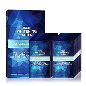 28-Ct Gloridea Teeth Whitening Strips for Sensitive Teeth $6.60, 2-Pack 28-Ct $12.99 ($6.49 each) + Free Shipping w/ Prime or Orders $25+