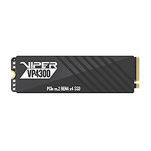 2TB Patriot Viper VP4300 PCIe Gen4 M.2 NVMe SSD Solid State Drive (PS5 Compatible) $150 + Free Shipping