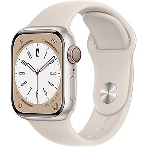 Apple Watch Series 8 GPS + Cellular 45mm Smart Watch (Various Colors, Refurbished - Excellent) $331.50 + Free Shipping