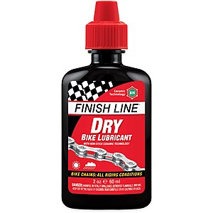 2-Oz Finish Line Dry Teflon Bicycle Chain Lubricant $4.90 + Free Store Pickup at REI