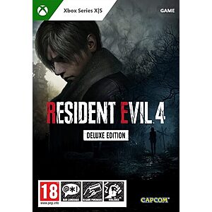 Resident Evil 4 Remake: Deluxe Edition $33.50 (After 20% SD Cashback; Xbox Series Digital)