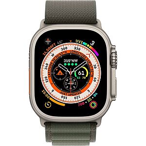 Refurbished Apple Watch Ultra GPS + Cellular 49mm Titanium Smart Watch $620 + Free Shipping