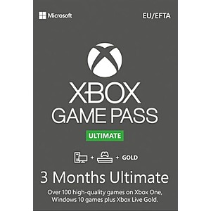 3-Month Xbox Game Pass Ultimate Subscription (Digital Delivery) $25.50