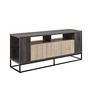 58" Pulbrough TV Stand w/ Shelves & Doors (TVs up to 65", Slate Grey/Birch) $98 + Free Shipping
