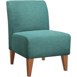 23" Lark Manor Arora Wide Accent Chair (Teal Polyester) $74.70 + Free Shipping