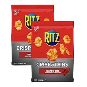 7.1-Oz Ritz Crisp & Thin Barbecue Chips 2 for $4.80 ($2.40 each) w/ S&S + Free Shipping w/ Prime or on Orders $35+