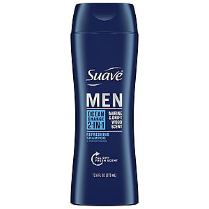 12.6-Oz Suave Men's 2-in-1 Shampoo & Conditioner (Ocean Charge) 2 for $3.75 ($1.85 each) + Free Store Pickup at Walgreens ($10 Order Minimum)