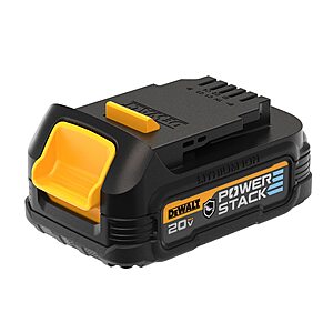 DEWALT 20V MAX POWERSTACK 1.7Ah Oil Resistant Compact Battery $50 + Free Shipping