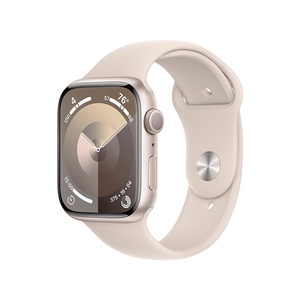 (Open Box) Apple Watch Series 9 GPS 45mm Aluminum Case Smartwatch w/ 1-Year Warranty (Starlight; S/M) $271.20 + Free Shipping