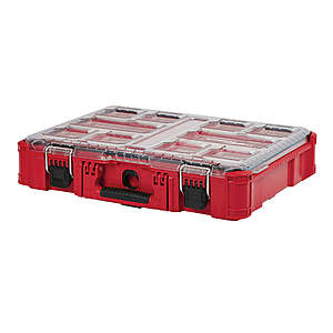 Milwaukee Packout Organizers: 10 Compartments $40, Cabinet Box $111.20, 250-lbs Capacity Rolling Tool Box $111.20 & More + Free Shipping