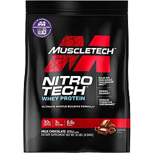 10-Lb MuscleTech Nitro-Tech Whey Protein Powder (Milk Chocolate) $66.60 + Free Shipping