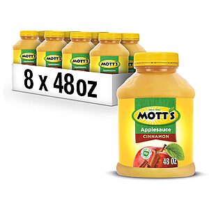 8-Pack 48-Oz Mott's Cinnamon Applesauce $16.45 w/ Subscribe & Save