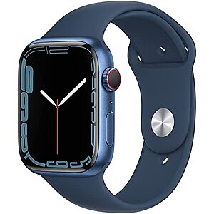(Excellent - Refurbished) Apple Watch Series 7 45mm GPS + Cellular w/ Aluminum Case (Various Colors) $205 + Free Shipping