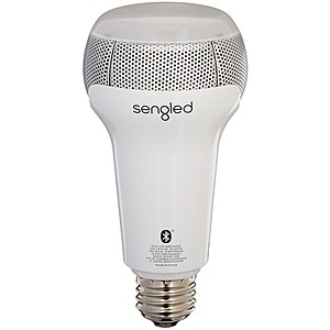 Sengled Solo Bluetooth Light Bulb JBL Speaker Dual Channel Dimmable LED Light Bulb App Controlled 60W Equivalent E26 Smart Timing Music Bulb, Compatible with Alexa AC $19