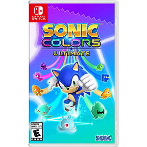 Sonic Colors Ultimate, Sega, Nintendo Switch, [Physical], 010086770162 $24.99 + Free S&H w/ Walmart+ or $35+