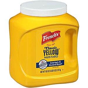 105-oz French's Classic Yellow Mustard Bulk Container $4.50 w/ Subscribe & Save