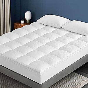 King Egyptian Cotton Mattress Topper Cover with 8-21” Deep Pocket $59.34 + Free Shipping at Amazon