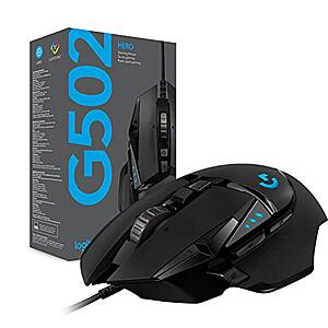 Logitech G502 HERO High Performance Wired Gaming Mouse, HERO 25K Sensor, 25,600 DPI, RGB, Adjustable Weights Prime Exclusive Deal $34.99