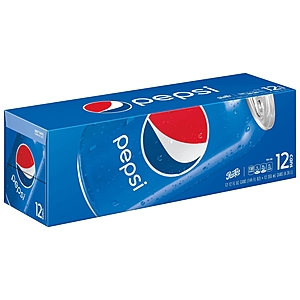 12-Pack 12-Oz Pepsi and Mountain Dew Soda 3 for $8.45 + Free Store Pickup