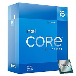Intel Core i5-12600KF Desktop Processor 10 (6P+4E) $152.98 + Free Shipping w/ Prime