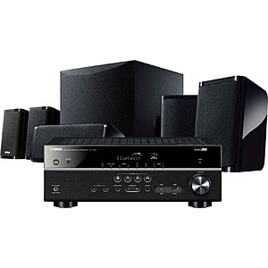*In-store* *YMMV* BEST BUY - Yamaha - 5.1-Channel 4K Home Theater Speaker System with Powered Subwoofer and Bluetooth Streaming - Black $220.99