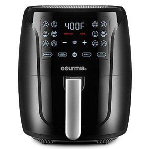 Gourmia Air Fryer Oven Digital Display 6 Quart Large AirFryer For $45.04 From Amazon