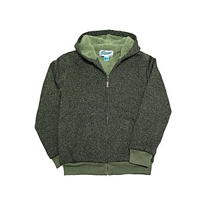 Swan Boys' Full-Zip Sherpa-Lined Hoodie Jacket with Pockets, Free 2-day Shipping $23.99