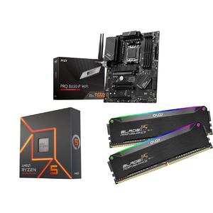 AMD Ryzen 5 7600X CPU + MSI PRO B650-P Wi-Fi Mobo + OLOy Blade RGB 16GB RAM $488 + Free Shipping